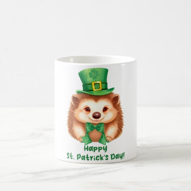 Taza De Café Igel Gráinneog Happy St. Patricks Day (Centro)