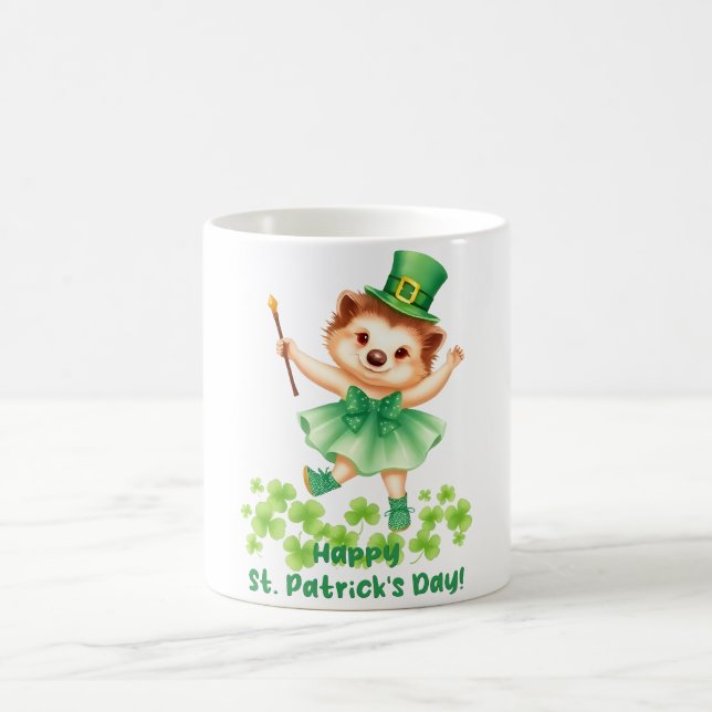 Taza De Café Igel Igelin Gráinneog Happy St. Patricks Day (Centro)
