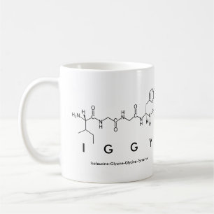 Taza De Café Iggy peptide nombre mug