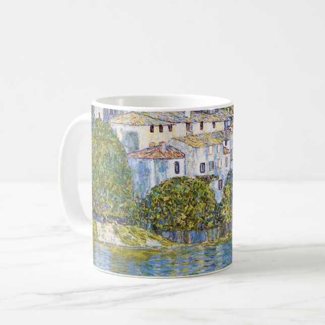Taza De Café Iglesia de Cassone, Gustav Klimt (Anverso izquierdo)