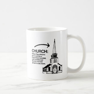 TAZA DE CAFÉ IGLESIA - DONDE LOS REPUBLICANOS VAN A ADORAR