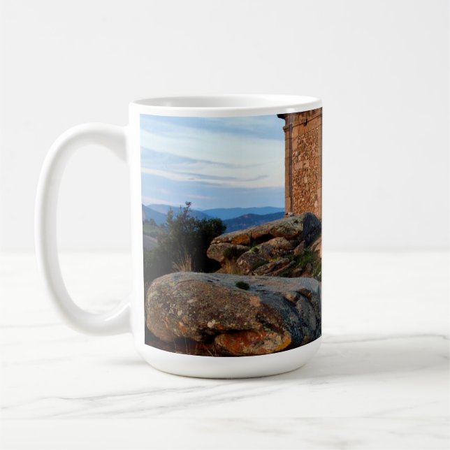 Taza De Café iglesia medieval antigua (Izquierda)