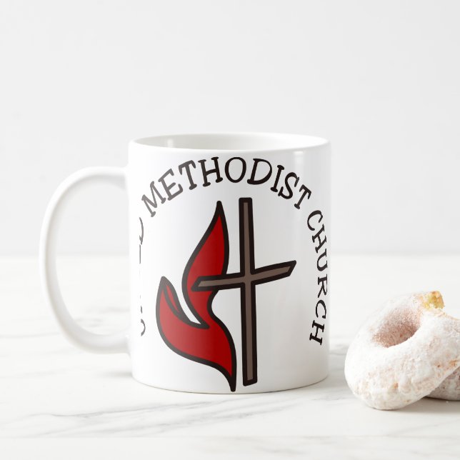 Taza De Café Iglesia Metodista Unida (Con donut)