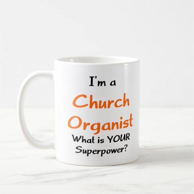 Taza De Café iglesia organista (Izquierda)
