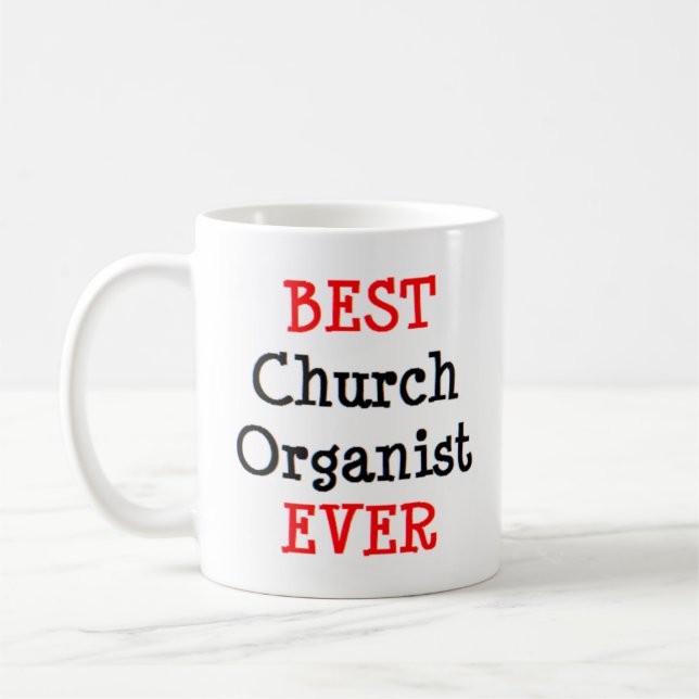 Taza De Café iglesia organista, mejor (Izquierda)