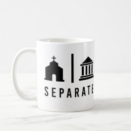 Taza De Café Iglesia y Estado separados