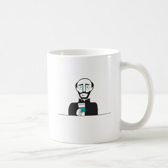 Taza De Café Ignatius y su gloriam de Dei del majorem del (Derecha)
