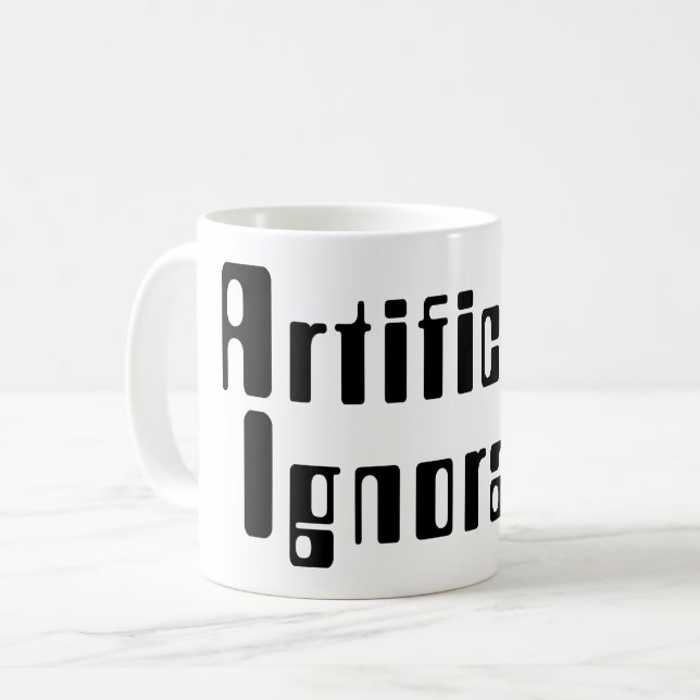 Taza De Café Ignorancia artificial (Anverso izquierdo)