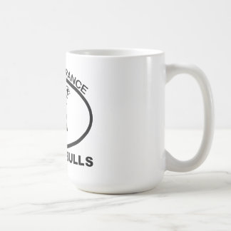 TAZA DE CAFÉ IGNORANCIA NO PITBULL DE LA PROHIBICIÓN PITBULL