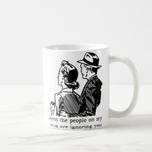 Taza De Café Ignorando tu gracioso humor negro