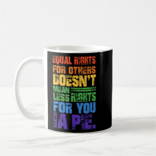 Taza De Café Igualdad De Derechos Para Otros Lgbt Lesbiana Gay
