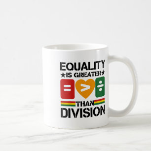 Taza De Café Igualdad > División Mes de la Historia Negra Ma