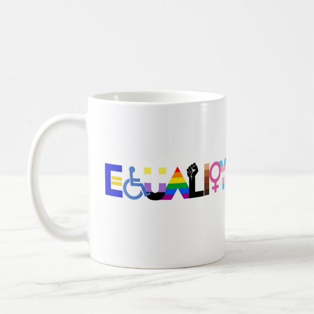 Taza De Café Igualdad LGBTQ+ (Izquierda)