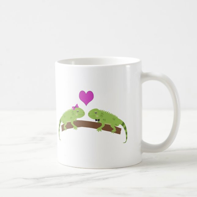Taza De Café Iguana amor (Derecha)