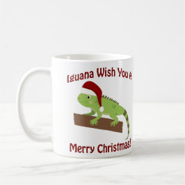 Taza De Café Iguana Te Desea Una Feliz Navidad