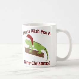 Taza De Café Iguana Te Desea Una Feliz Navidad