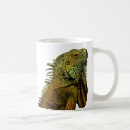 Taza De Café Iguana verde
