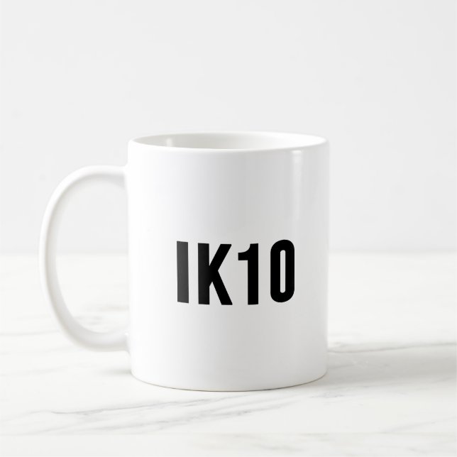 Taza De Café IK, protección de impacto, calificación IK, IK10 (Izquierda)