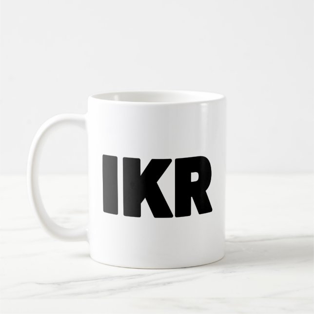 Taza De Café IKR | Jerarquí de texto (Izquierda)