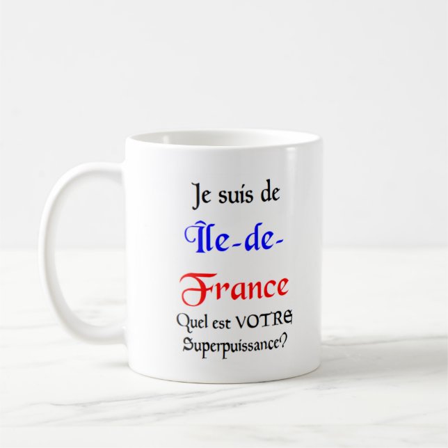 Taza De Café ile de france coffee mug (Izquierda)