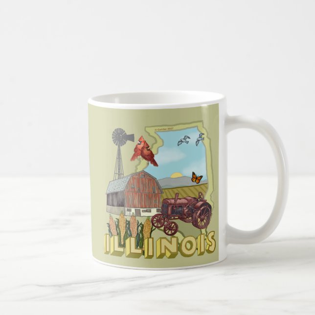 Taza De Café Illinois (Derecha)