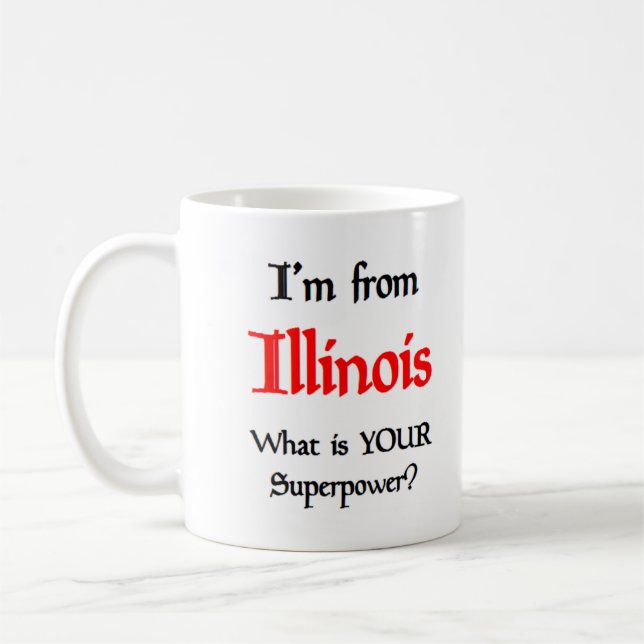 Taza De Café illinois coffee mug (Izquierda)