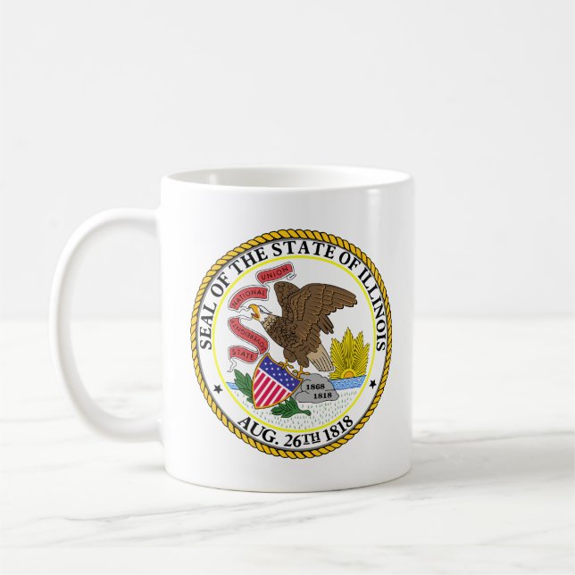 Taza De Café Illinois, los E.E.U.U. (Izquierda)