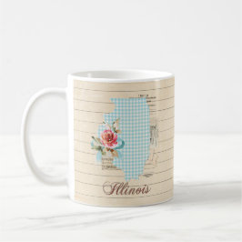 Taza De Café Illinois state Mug - Perfecto para los amantes de 