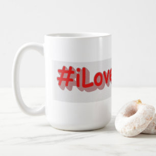 Taza De Café "#iLoveQuebec " Diseño bonito. Comprar ahora Latte