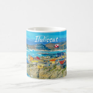 Taza De Café Ilulissat, Groenlandia - Pueblo de iceberg pequeño