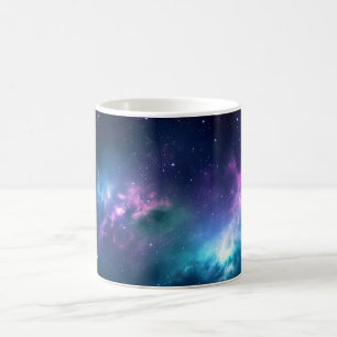 Taza De Café Iluminación estelar: Nebulosa con estrellas brilla
