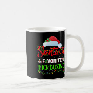 Taza De Café Iluminando la Navidad El kickboxing favorito del S
