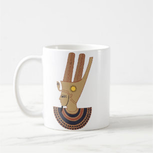 Taza De Café ilusión de la diosa egipcia de la antigua Hathor