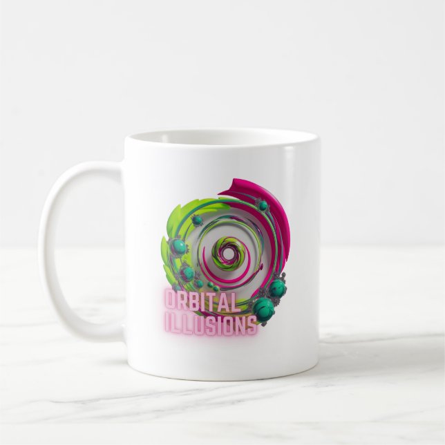 Taza De Café Ilusiones orbitales - Sueños orbitales (Izquierda)