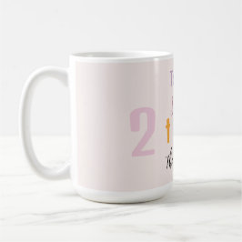 Taza De Café Ilustracion acuático de rociado rosa Lilac Donut