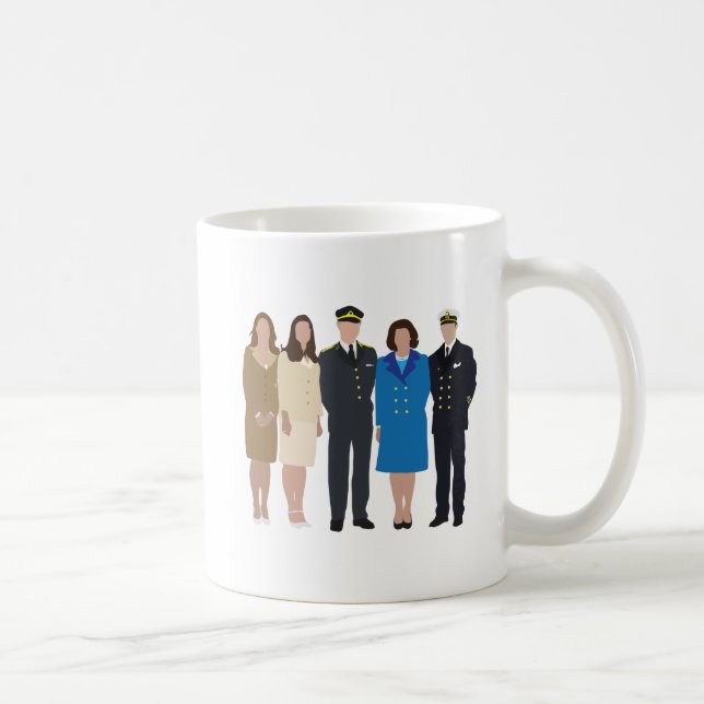 Taza De Café Ilustracion anónimo de la familia real (Derecha)