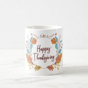 Taza De Café Ilustracion de Acción de Gracias