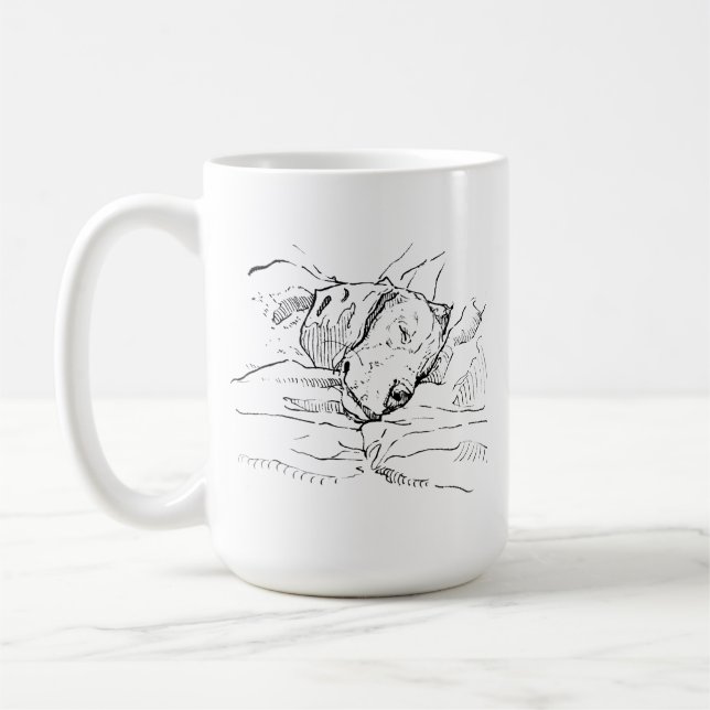 Taza De Café Ilustración de amante de perros Beagle  (Izquierda)