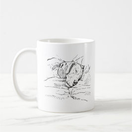 Taza De Café Ilustración de amante de perros Beagle