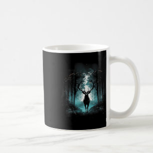Taza De Café Ilustración de animal de vida silvestre de ciervo