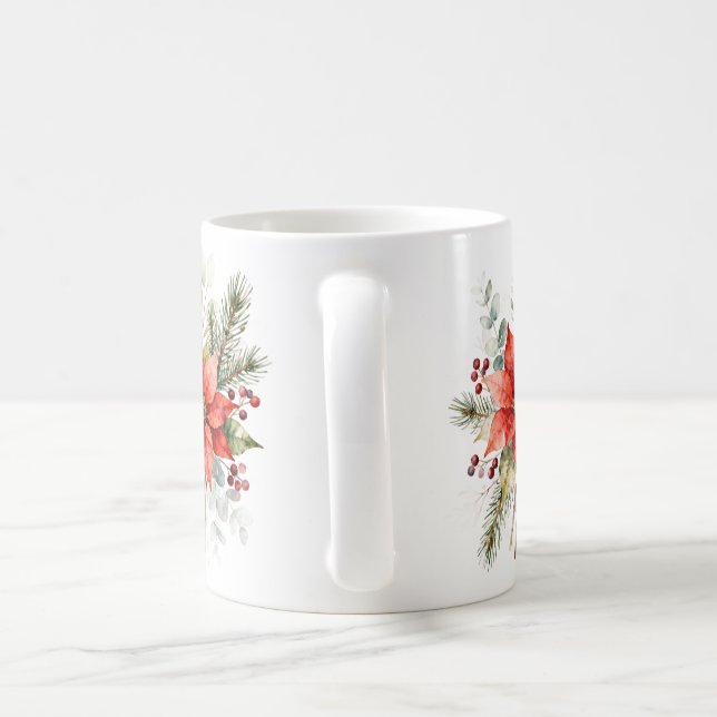 Taza De Café Ilustración de animales navideños lindos (Mango)