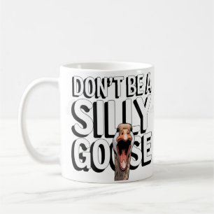 Taza De Café Ilustración de Arte No Seas un Ganso Tonto