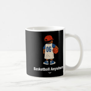 Taza De Café Ilustracion de baloncesto en cualquier lugar Noved