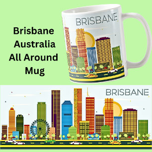 Taza De Café ILUSTRACION de BRISBANE