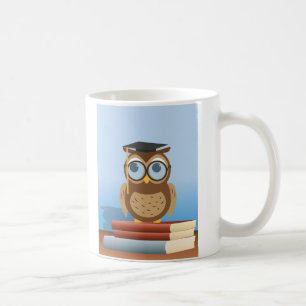 Taza De Café Ilustracion de búho