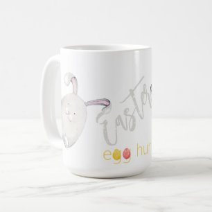 Taza De Café Ilustracion de caza personalizada de huevos de pas