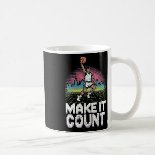 Taza De Café Ilustración de clavada con estilo de los 80 Make I