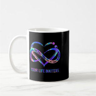 Taza De Café Ilustración de Conciencia sobre Salud Mental