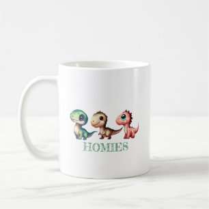 Taza De Café Ilustracion de Dinosaurios Infantiles