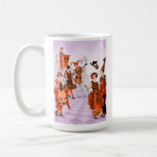 Taza De Café Ilustración de Halloween Art Déco – Vintage años 2